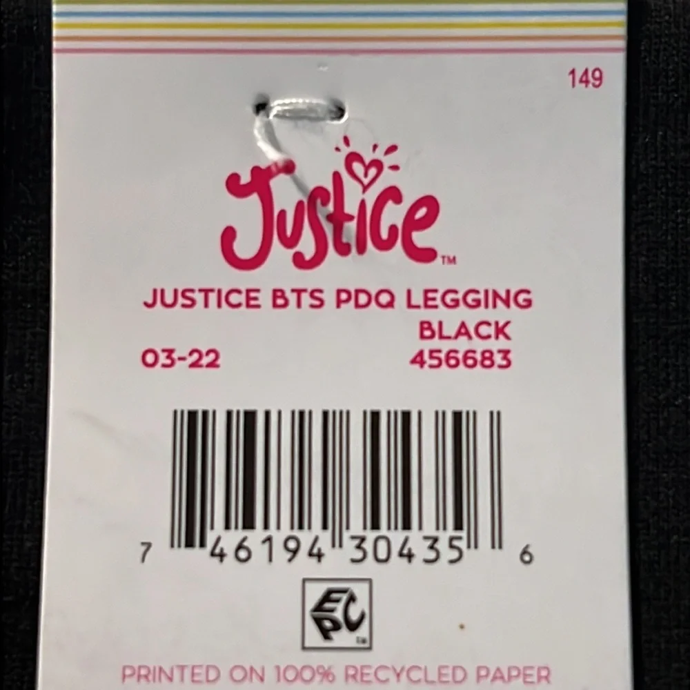 Justice Girls Everyday Faves Graphic Leggings